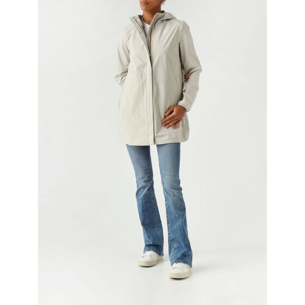 K-Way Jacket Woman Beige - Picture 2 of 3
